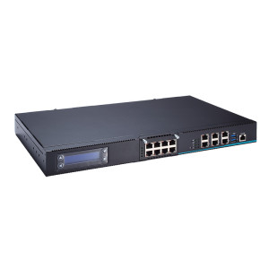 Axiomtek NA363R Network Appliance with Intel Atom C3558/C3758 Processor, 14 LAN, 6 GbE LAN ports & expandable slot
